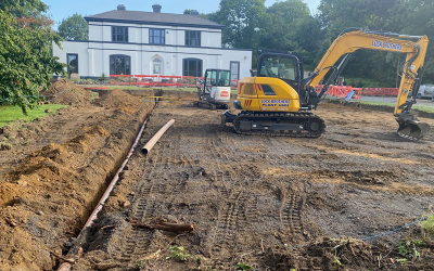 Work at Cobdown moves outside